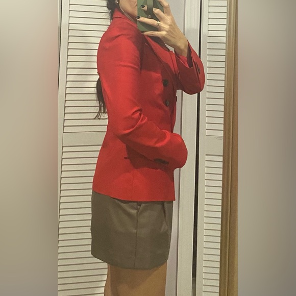 Express red blazer size 2 used in good condition office wear - Picture 4 of 5